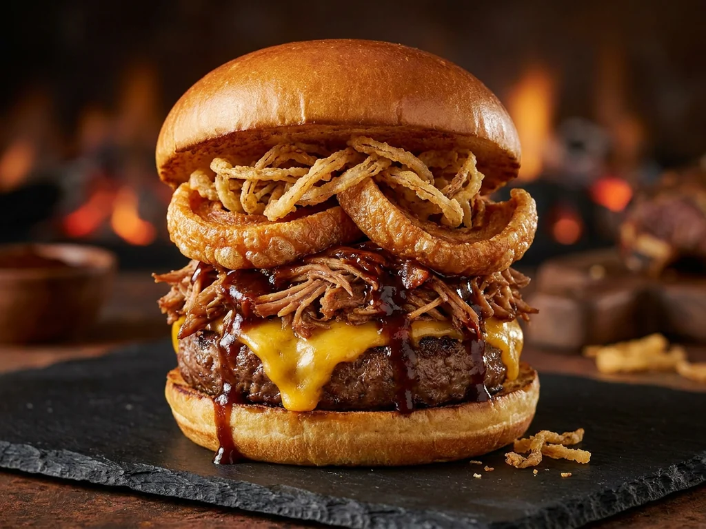 Pulled Pork: hamburguesa con cerdo deshilachado