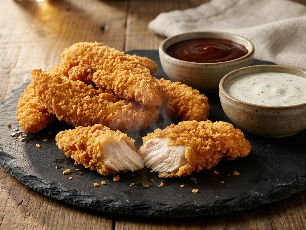 Crunchy Chicken: hamburguesa de pollo crujiente
